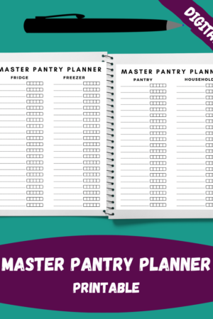 Master Pantry Planner - Digital Download
