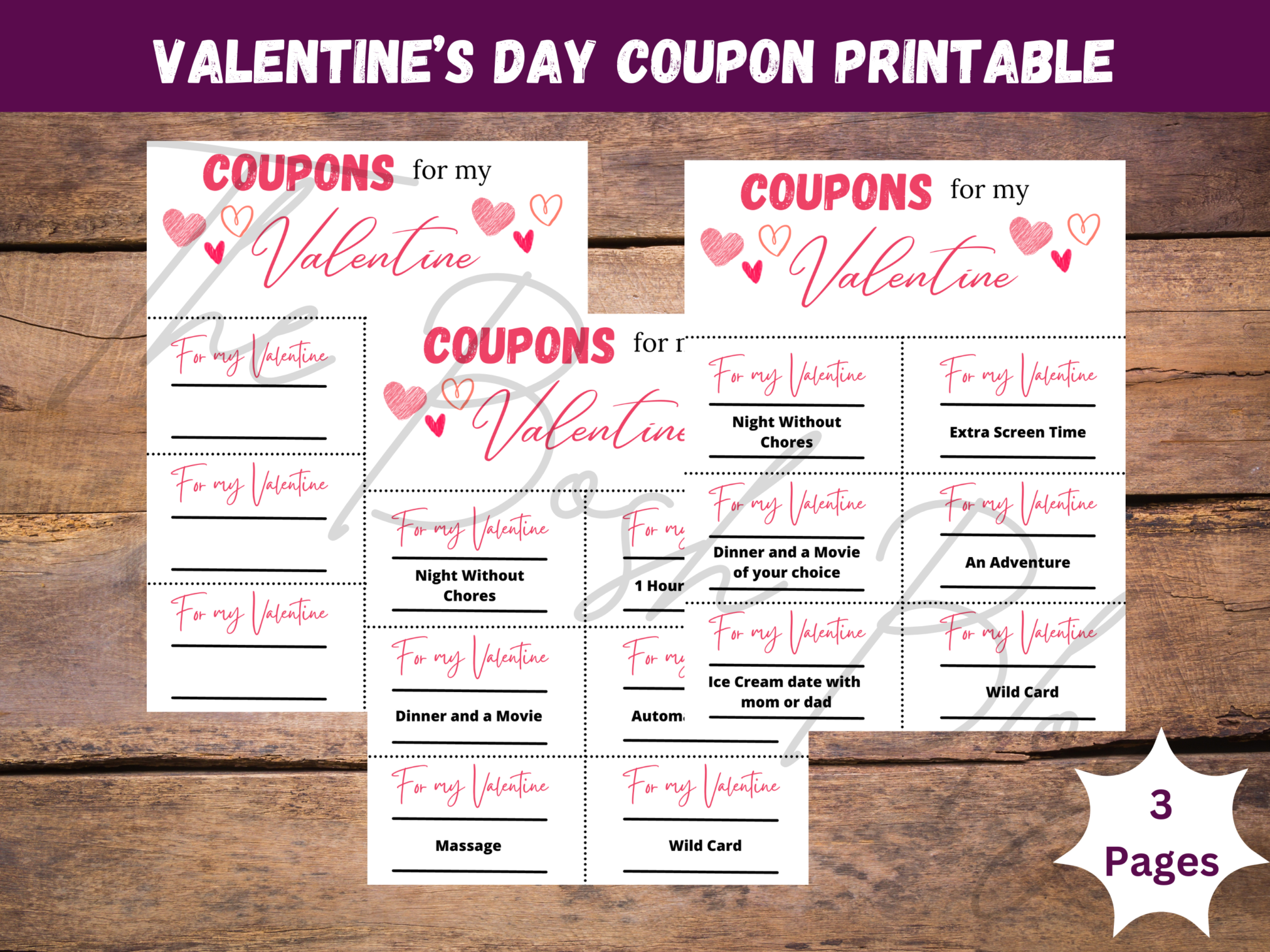 Valentine's Day Coupons Printable